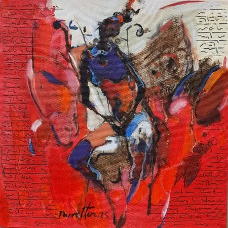 NURETTİN AKKAYA tarafından 2025 yılında 25x25 cm ölçülerinde Tuval üzeri yağlı boya tekniği ile yapılmıştır.