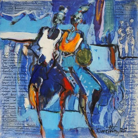 NURETTİN AKKAYA tarafından 2025 yılında 25x25 cm ölçülerinde Tuval üzeri yağlı boya tekniği ile yapılmıştır.