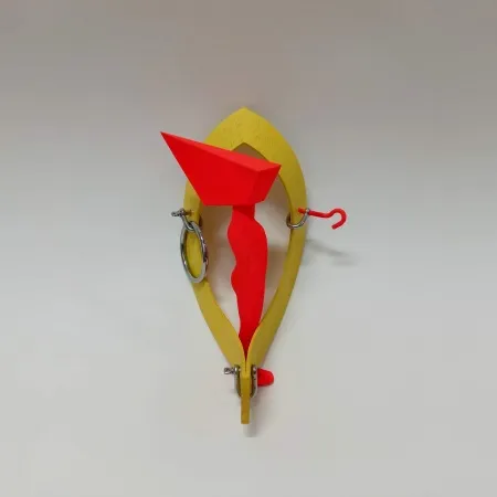 FERİT YAZICI tarafından 2025 yılında 25x13x15 cm ölçülerinde Ahşap, metal, boya tekniği ile yapılmıştır.