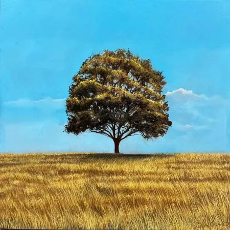 ÖZLEM ÇAKMAK tarafından 2025 yılında 25x25 cm ölçülerinde Tuval üzeri yağlı boya tekniği ile yapılmıştır.