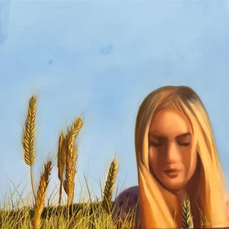 ÖZLEM ÇAKMAK tarafından 2025 yılında 25x25 cm ölçülerinde Tuval üzeri yağlı boya tekniği ile yapılmıştır.