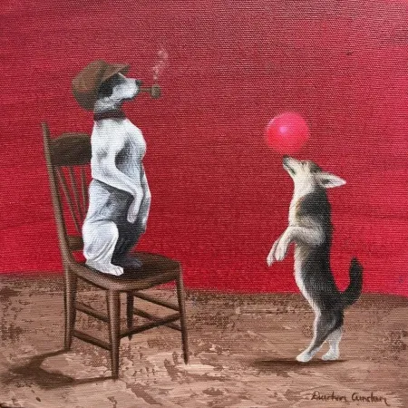 EMİRHAN CANDAN tarafından 2025 yılında 25x25 cm ölçülerinde Tuval üzeri akrilik boya tekniği ile yapılmıştır.