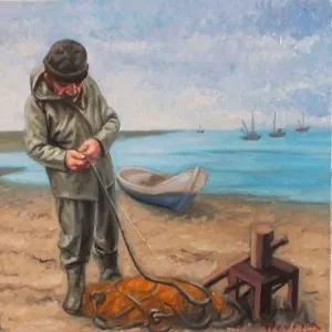 DEVRİM DEMİRAL tarafından 2015 yılında 25x25 cm ölçülerinde Tuval üzeri yağlı boya tekniği ile yapılmıştır.