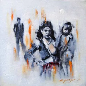 MEHMET YANGIR tarafından 2015 yılında 25x25 cm ölçülerinde Tuval üzeri yağlı boya tekniği ile yapılmıştır.