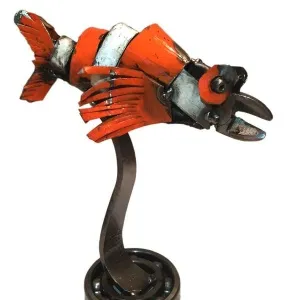 ASAF ERDEMLİ tarafından 2016 yılında  cm ölçülerinde Metal tekniği ile yapılmıştır.