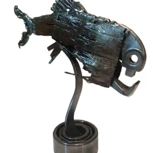 ASAF ERDEMLİ tarafından 2016 yılında  cm ölçülerinde Metal tekniği ile yapılmıştır.