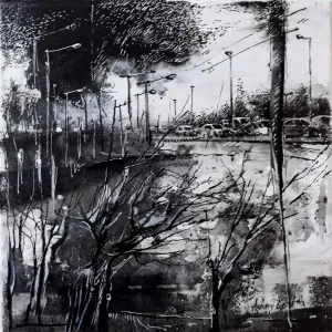 AYHAN ÇETİN tarafından 2021 yılında 25x25 cm ölçülerinde Tuval üzeri akrilik boya tekniği ile yapılmıştır.