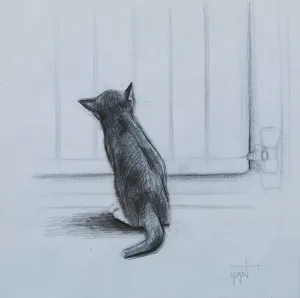 YİĞİT ALTIPARMAKOĞULLARI tarafından 2012 yılında 14x14 cm ölçülerinde Kağıt üzeri kurşun kalem tekniği ile yapılmıştır.