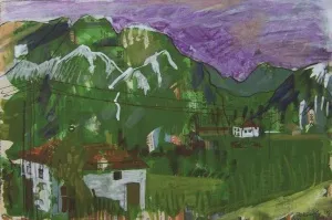 ZELİHA AKÇAOĞLU tarafından 2004 yılında 30x21 cm ölçülerinde Kağıt üzeri akrilik boya tekniği ile yapılmıştır.