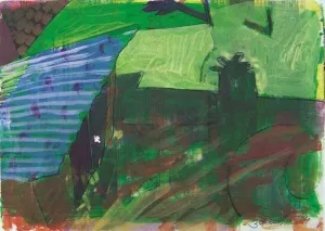 ZELİHA AKÇAOĞLU tarafından 2004 yılında 30x21 cm ölçülerinde Kağıt üzeri akrilik boya tekniği ile yapılmıştır.